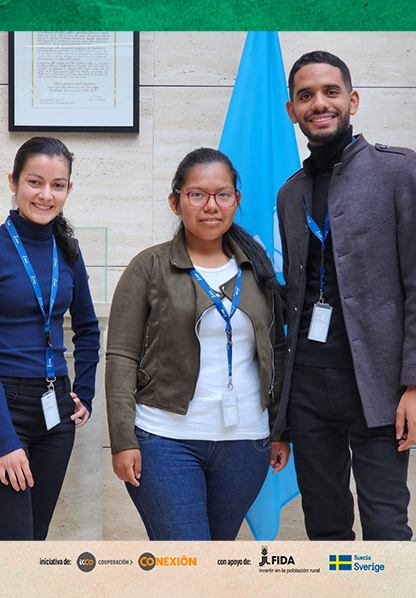 3 jóvenes rurales viajan a Roma 