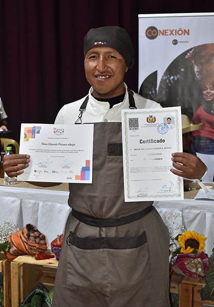 251 jóvenes Manq’a  son certificados 
